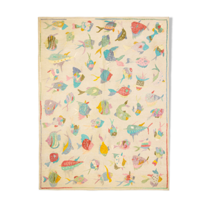 kilim afghan brodé suzani