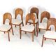 Suite de 6 chaises Koefoed Morten 'Vinderup' design danois