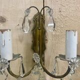 Pair of bronze sconces and pendants from the early 20th century