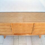 MINVIELLE sideboard, Ash and mahogany, 1950s