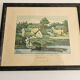Watercolour painting on paper Madagascar Malagasy Village Signed R Rakoto