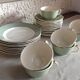 Peppermint coffee and dessert service / Villeroy - Boch / vintage 50-60