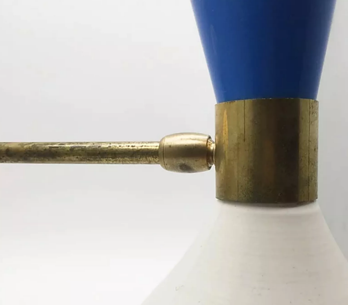 Applique moonlight blanc & bleue