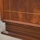 Art Deco mahogany wardrobe, signed A. Bicchierini, 1940s.