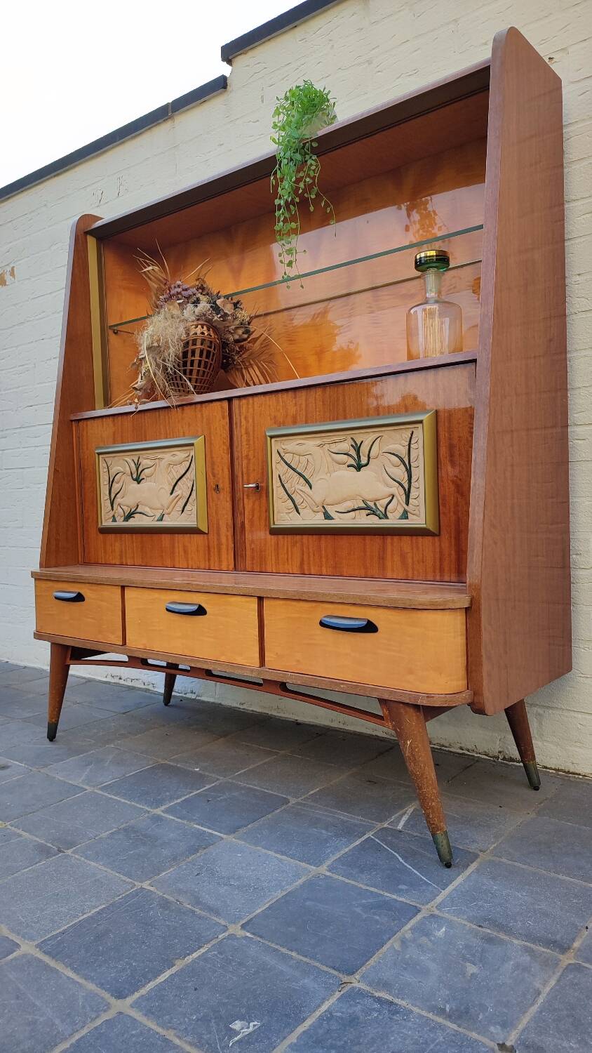 Meuble bar/ buffet/ vaisselier vintage 1960