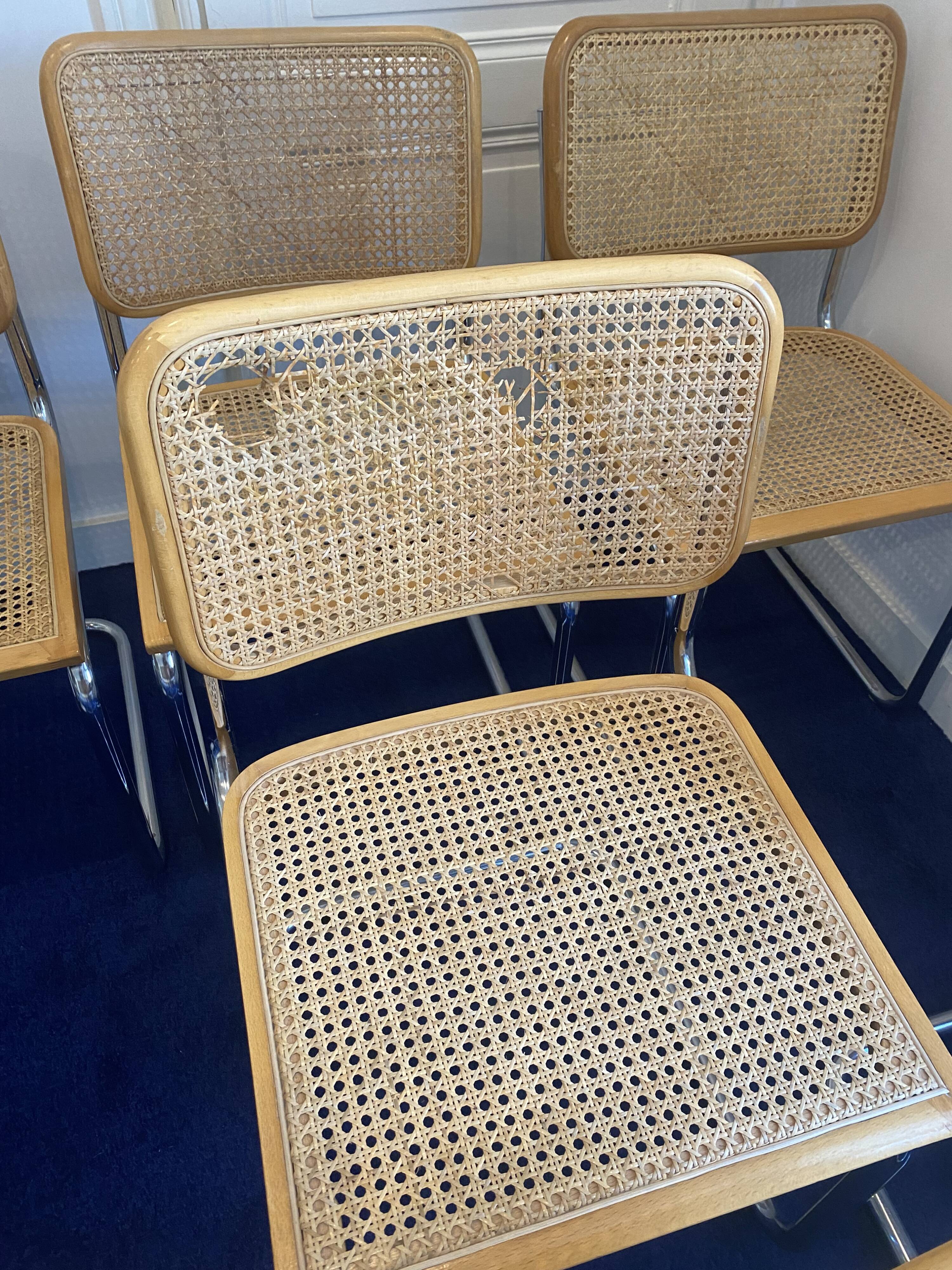 Cesca Marcel Breuer chairs