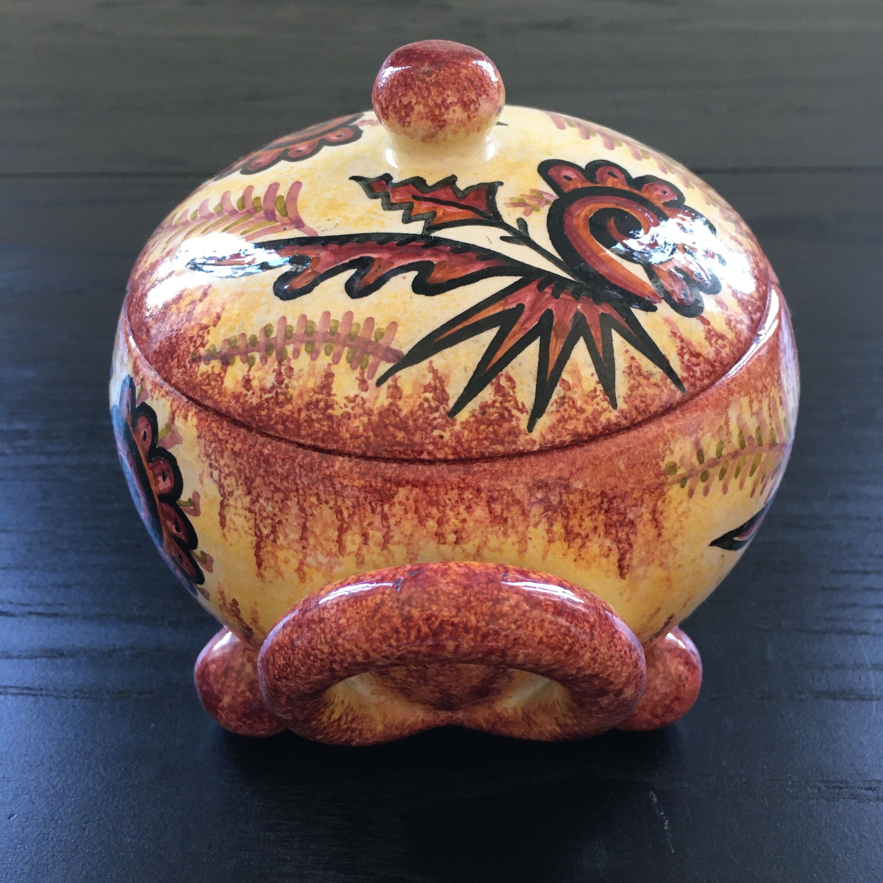 Pot signed Fouillen Quimper