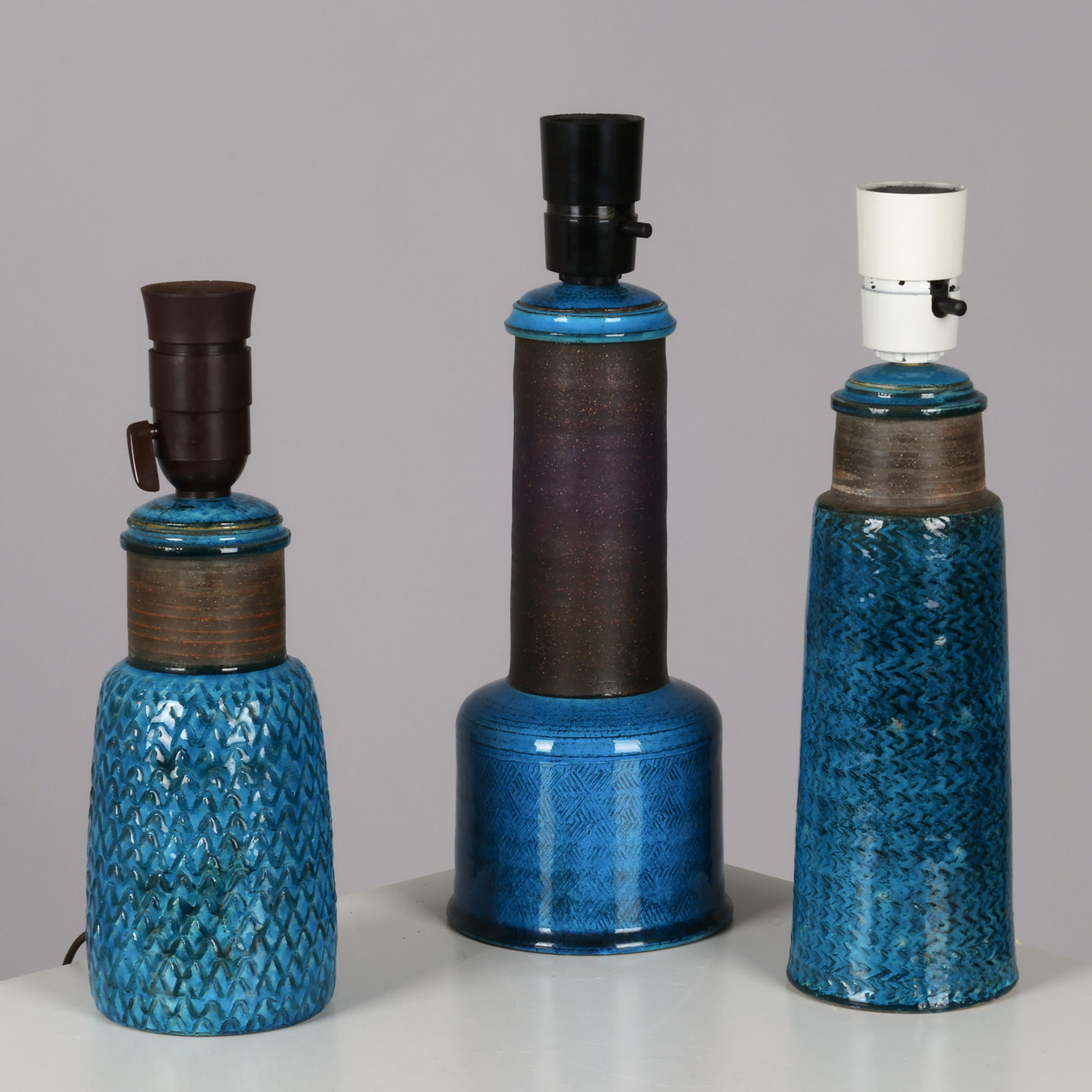 Nils Kahler table lamp in ceramic by Herman A. Kähler, Denmark, 1960 signed.
