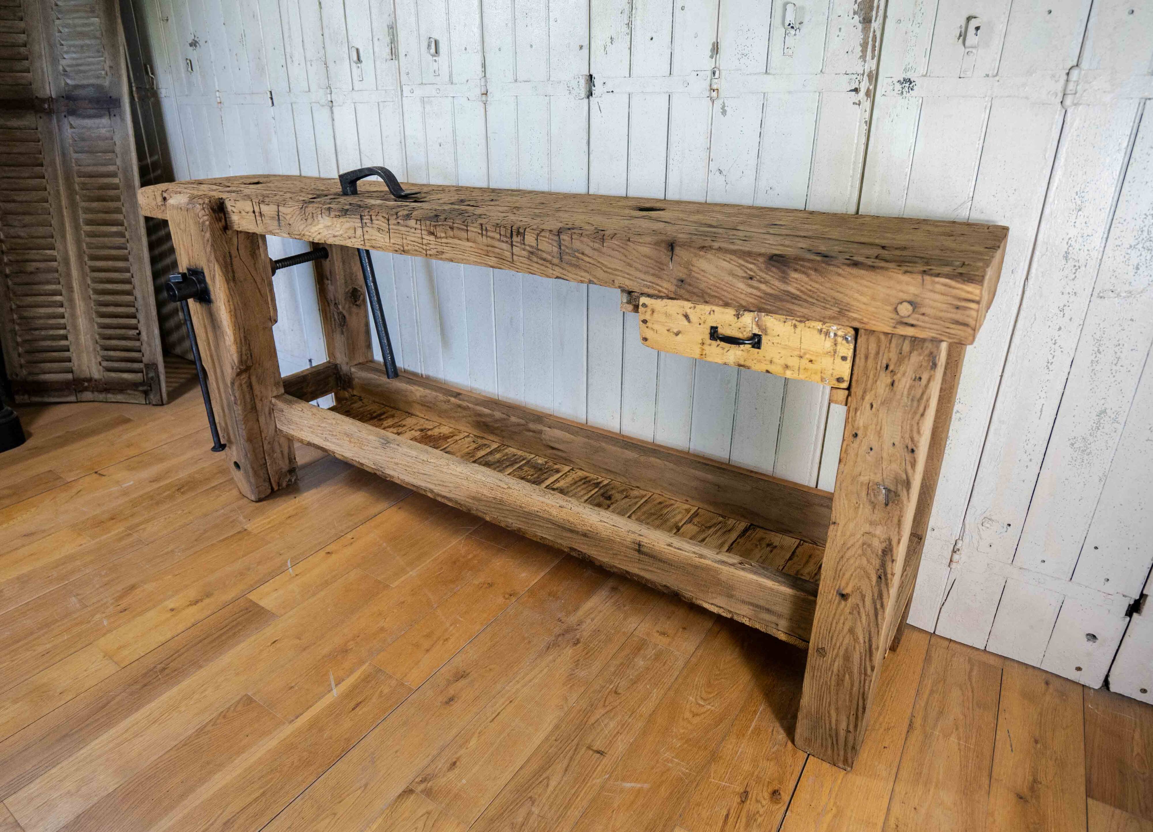 Old restored workbench