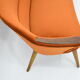 Canapé scandinave vintage Danemark années 1960 velours roux