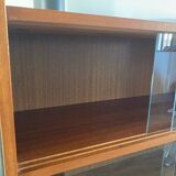 Vintage glass library from the 1960s.