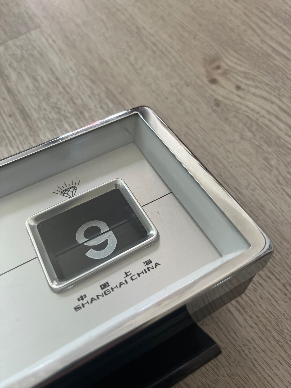 Vintage alarm clock shanghai diamond, china, 1970