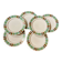 Set of 6 Tulowice dessert plates