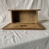 Rustic solid wood footrest