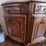 Louis VX ocher marble sideboard