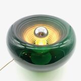 Lampe verte en verre de Murano, space age, 1970
