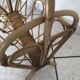 Rattan magazine rack