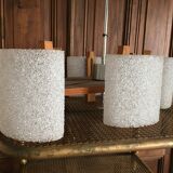 Scandinavian vintage chandelier 8 appliques
