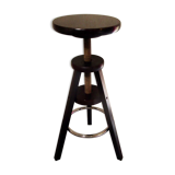 Tinted wooden screw stool