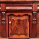 English commode or sideboard in mahogany
