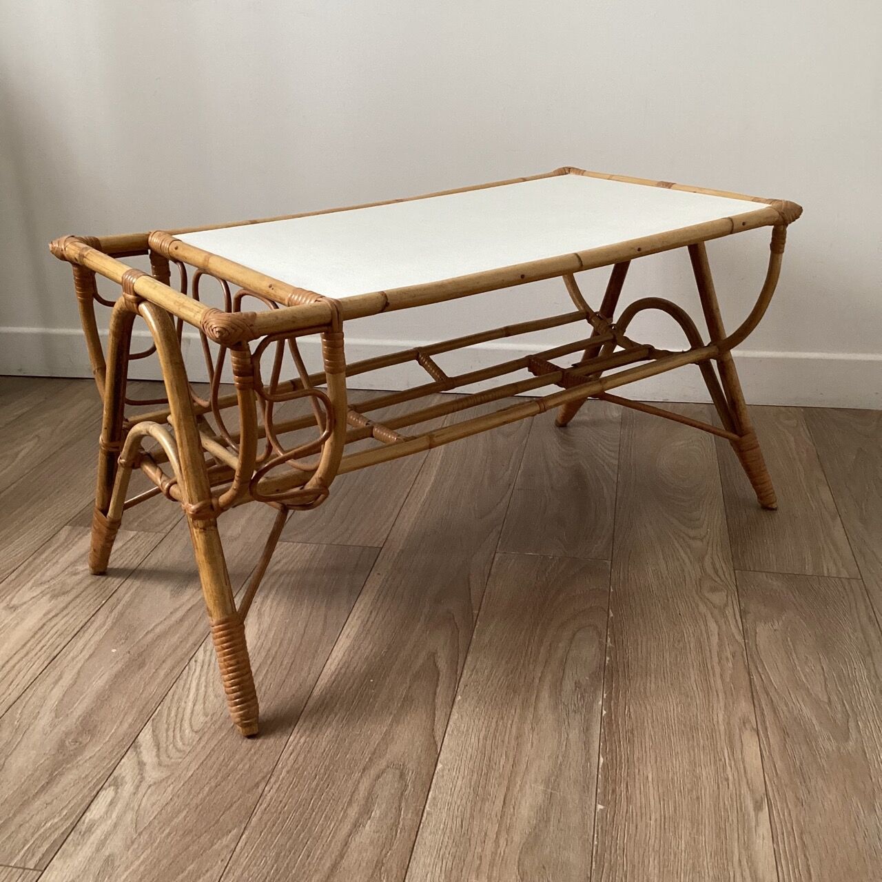 Rattan coffee table