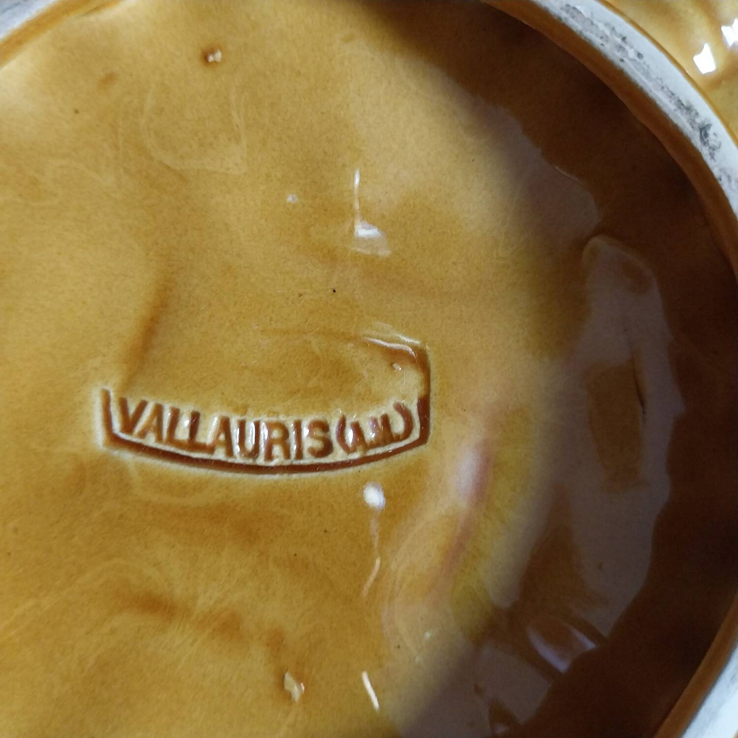 Large hollow dish Vallauris Vintage