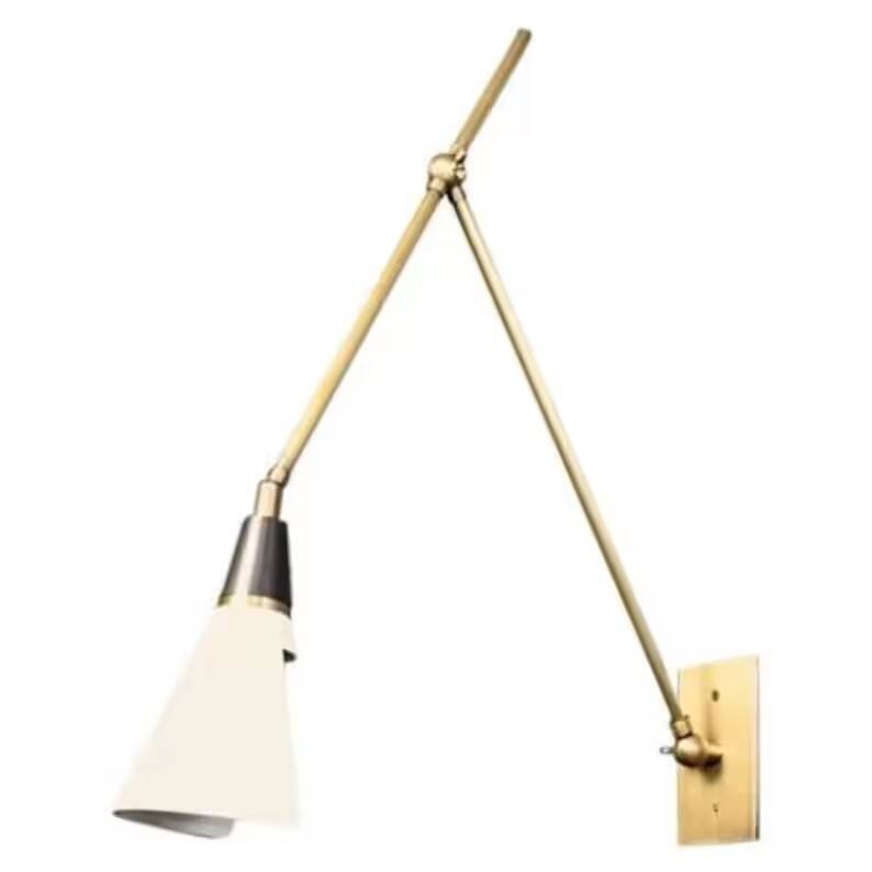Mid Century Modern Vanity Light Brass Sconce Wall Sconce Light Modern Lighting Adjustable Lamp