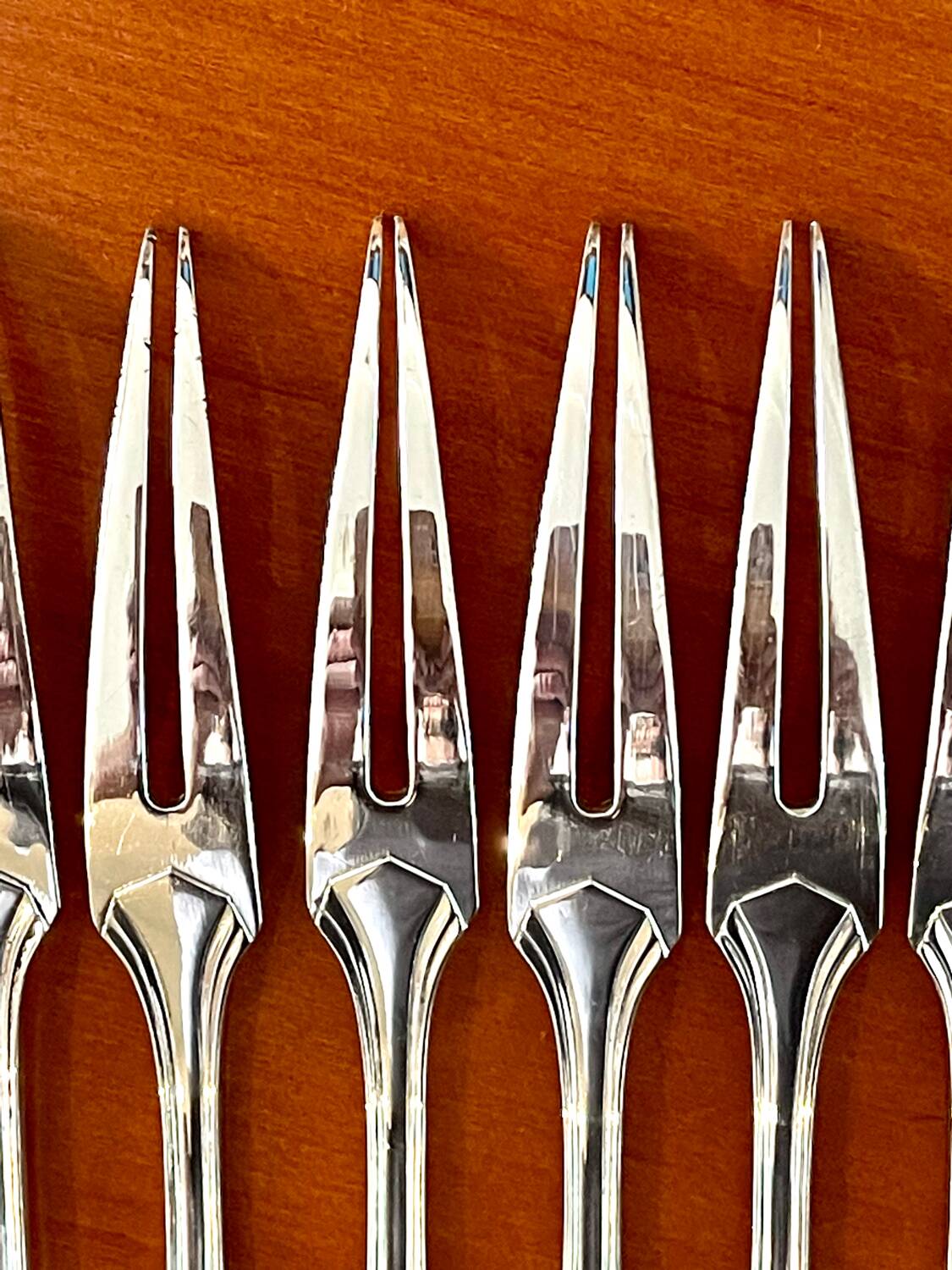 Christofle boréal, 12 snail forks, aperitif pick very good condition