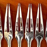 Christofle boréal, 12 snail forks, aperitif pick very good condition