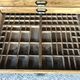 Oak craft cabinet has 13 drawers circa 40's / 50's