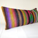 Kilim cushion cover with stripes