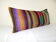 Kilim cushion cover with stripes