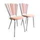 restored vintage "petal" chairs