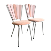 restored vintage "petal" chairs