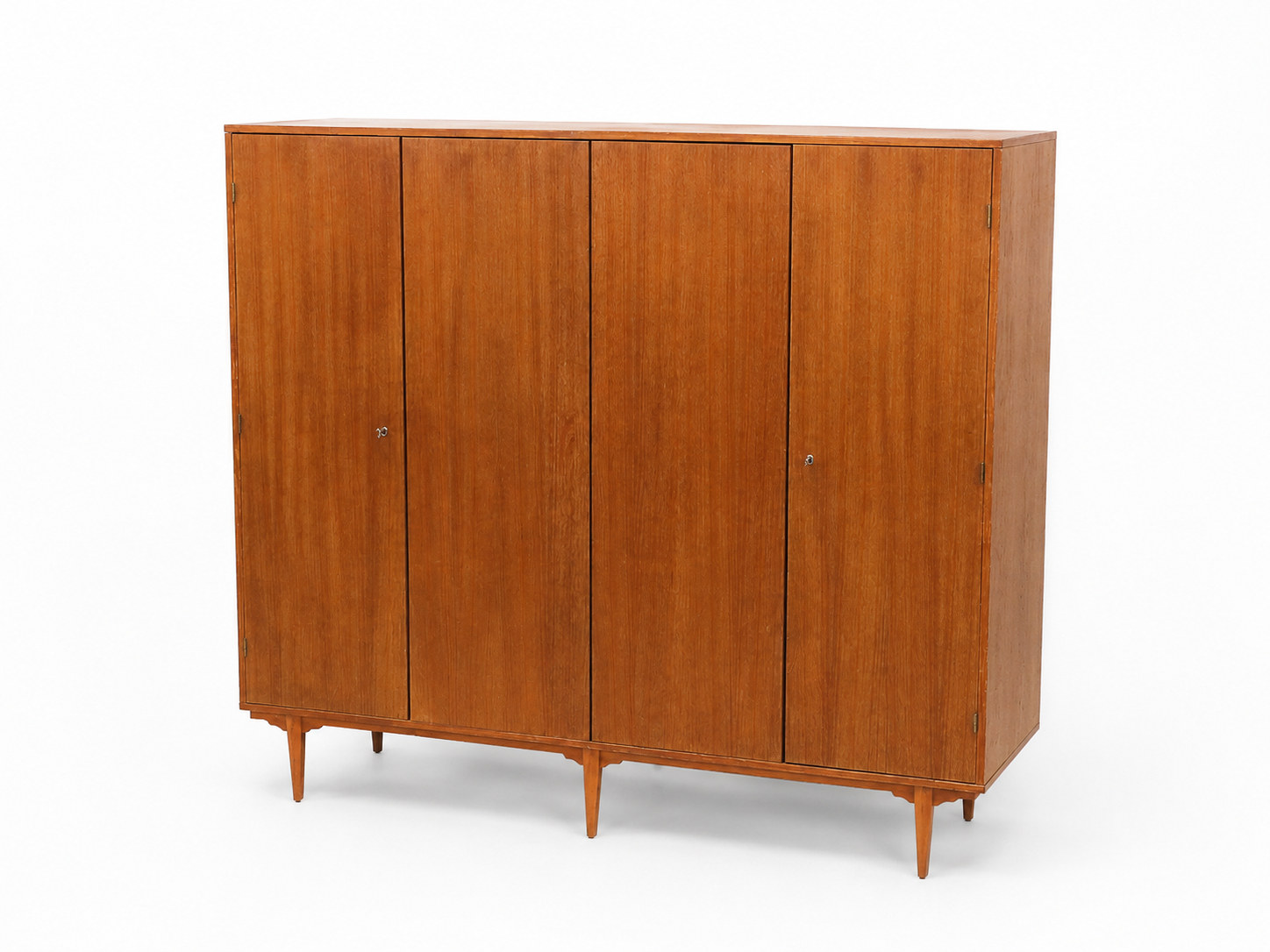 Vintage 4-door wardrobe from the 1960s