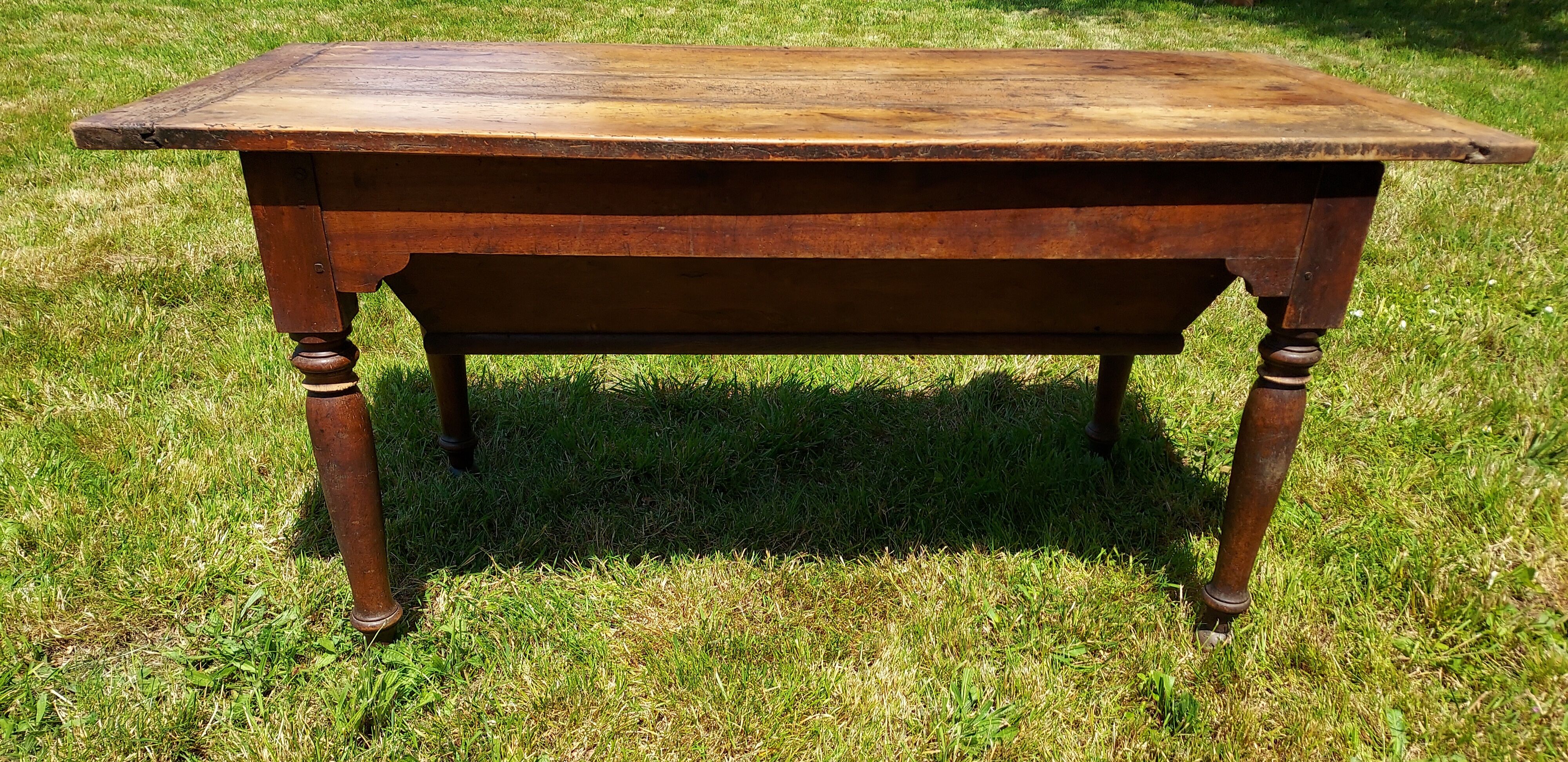 Kneading table, eighteenth-century farmhouse table