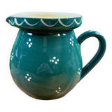 Green glazed ceramic jug