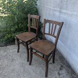 Pair of Luterma bistro chairs