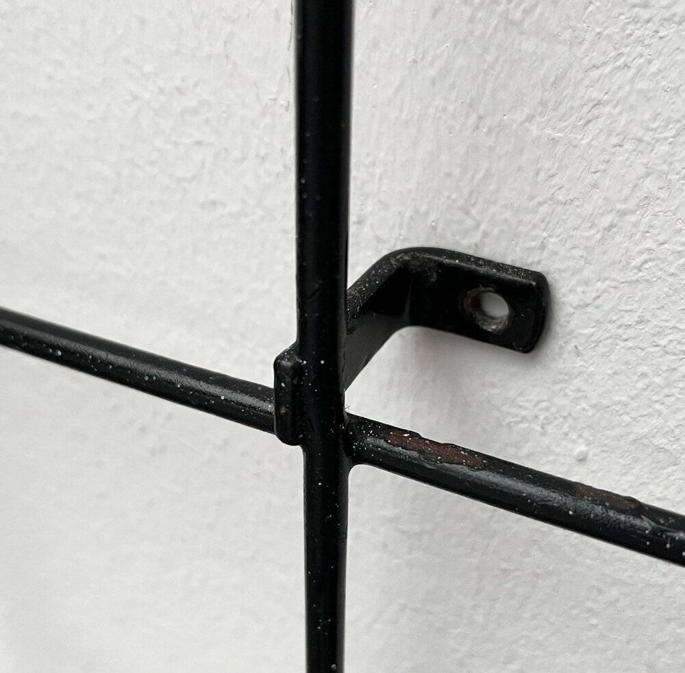 Minimalist German coat rack from the mid-century, 1960s.