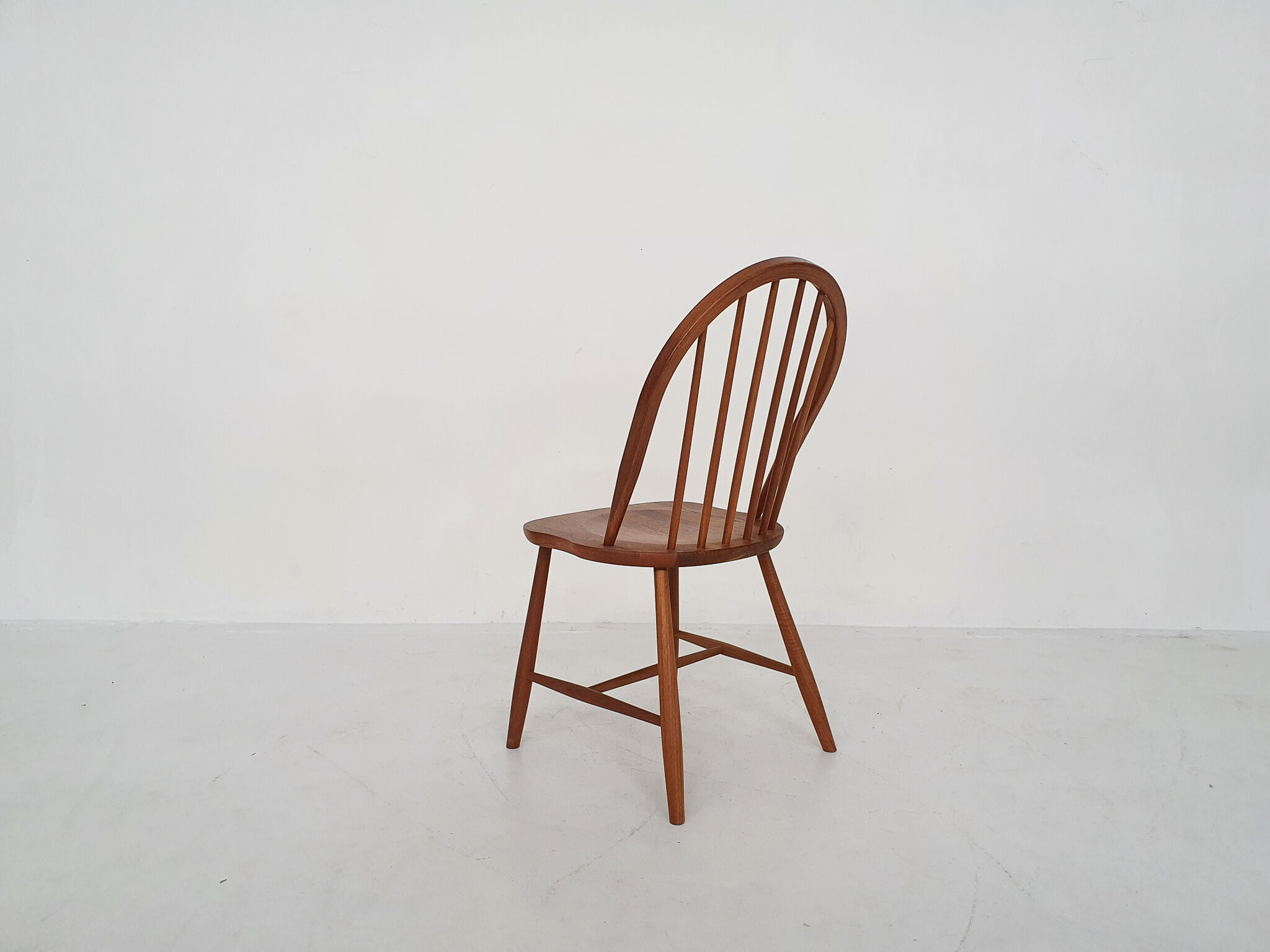 Teak windsor dining chair, Denmark 1960's