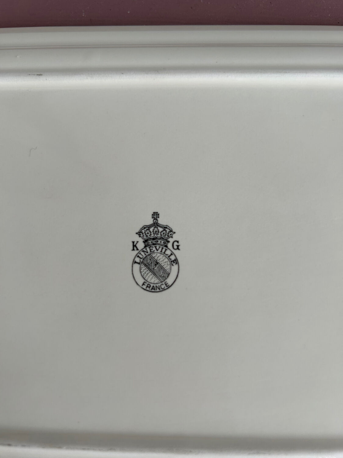 Cake dish KG Lunéville - Breton dancers decoration