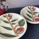 6 ceramic plates, Terragona model, San Marciano, Italy, 1970