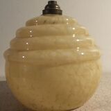 Old glass globe for luminaire or ceiling lamp
