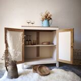 Buffet parisien ancien - bois & couleur lin