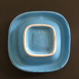 Empty turquoise earthenware pocket