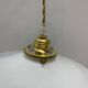 Vintage white opaline pendant light