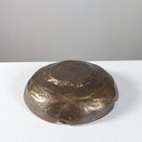 Vide-poches en laiton de style brutaliste vintage du milieu du siècle