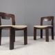 Vintage Brutalist Dining Chairs, Set of 6 - 1970s