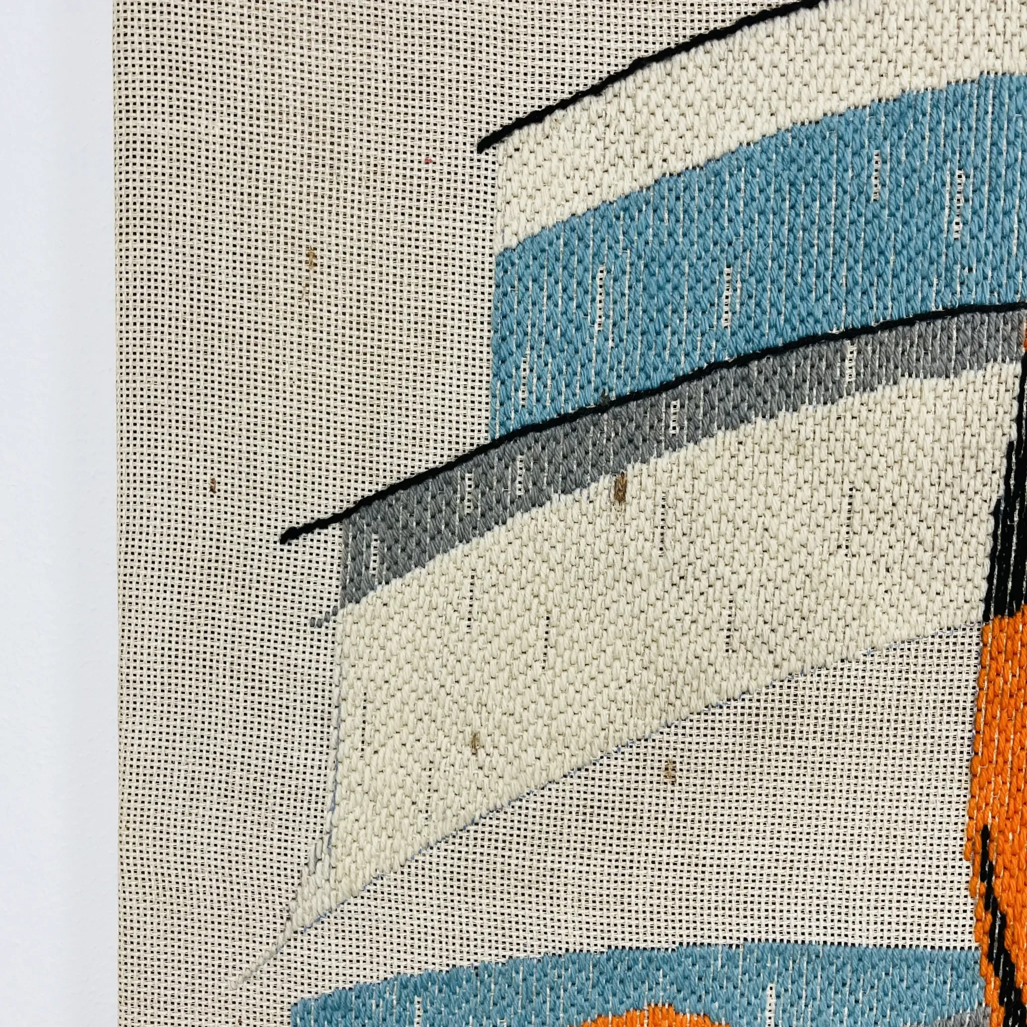 XL framed tapestry from the 60s, abstract patterns.