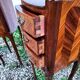 Pair of bedside tables in old Louis XV style marquetry